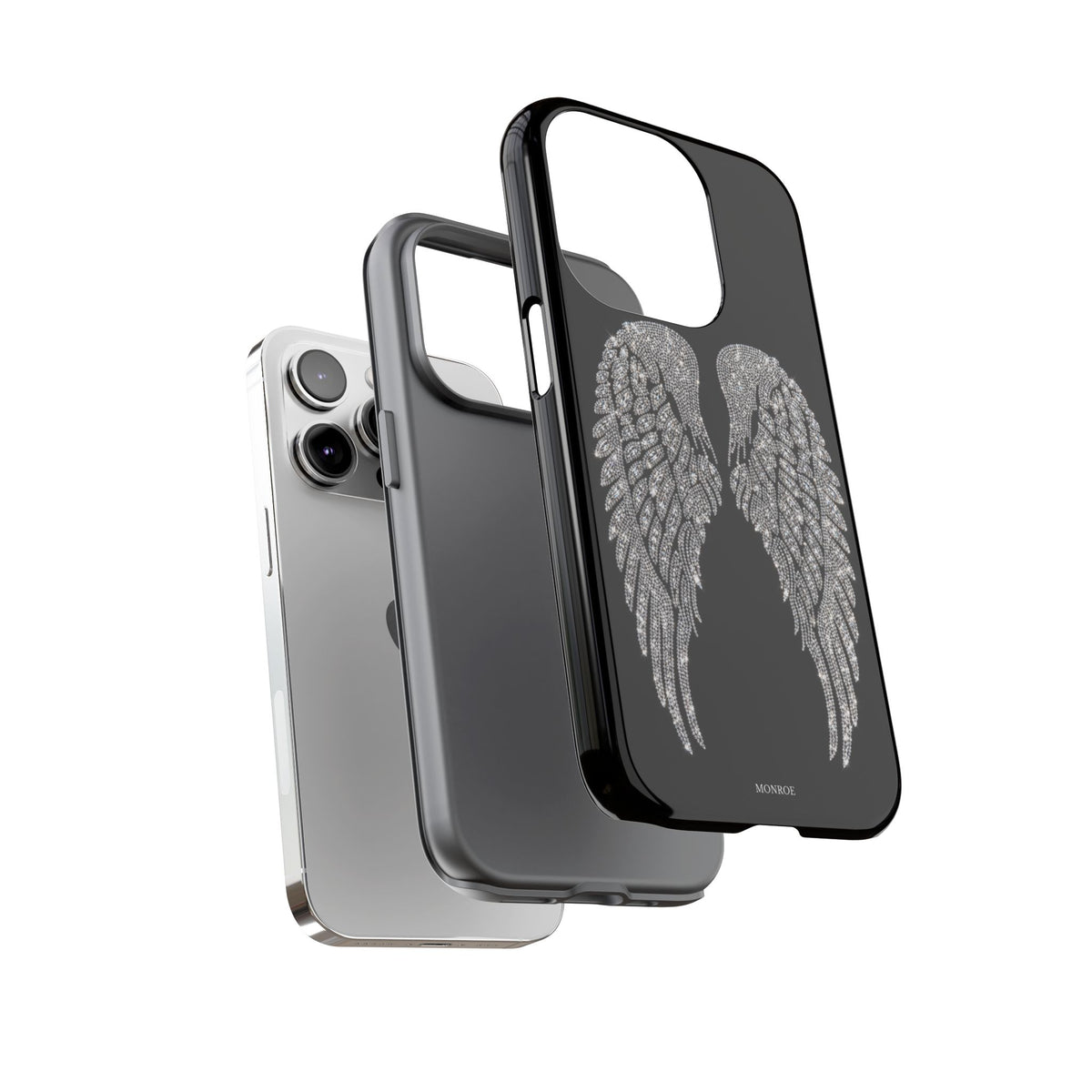 Silver Angel Wings Tough Case