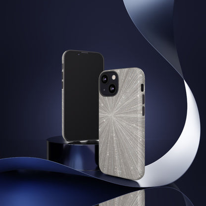 Sparkling Silver Burst Tough Case