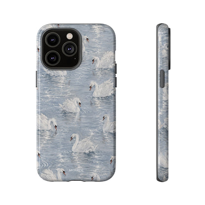 Swan Pattern Tough Case