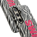 'SWAG' Zebra Print Tough Case