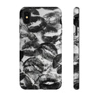 Black and Kiss Design Phone Case