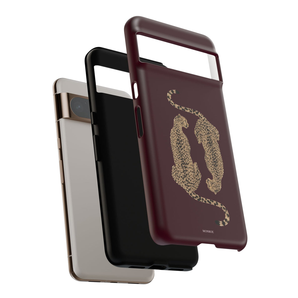 Burgundy Cheetah Tough Case
