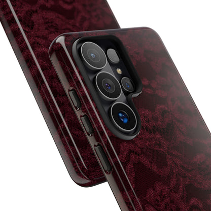 Burgundy Lace Tough Case