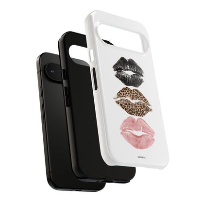 Leopard Glam Lip Tough Case