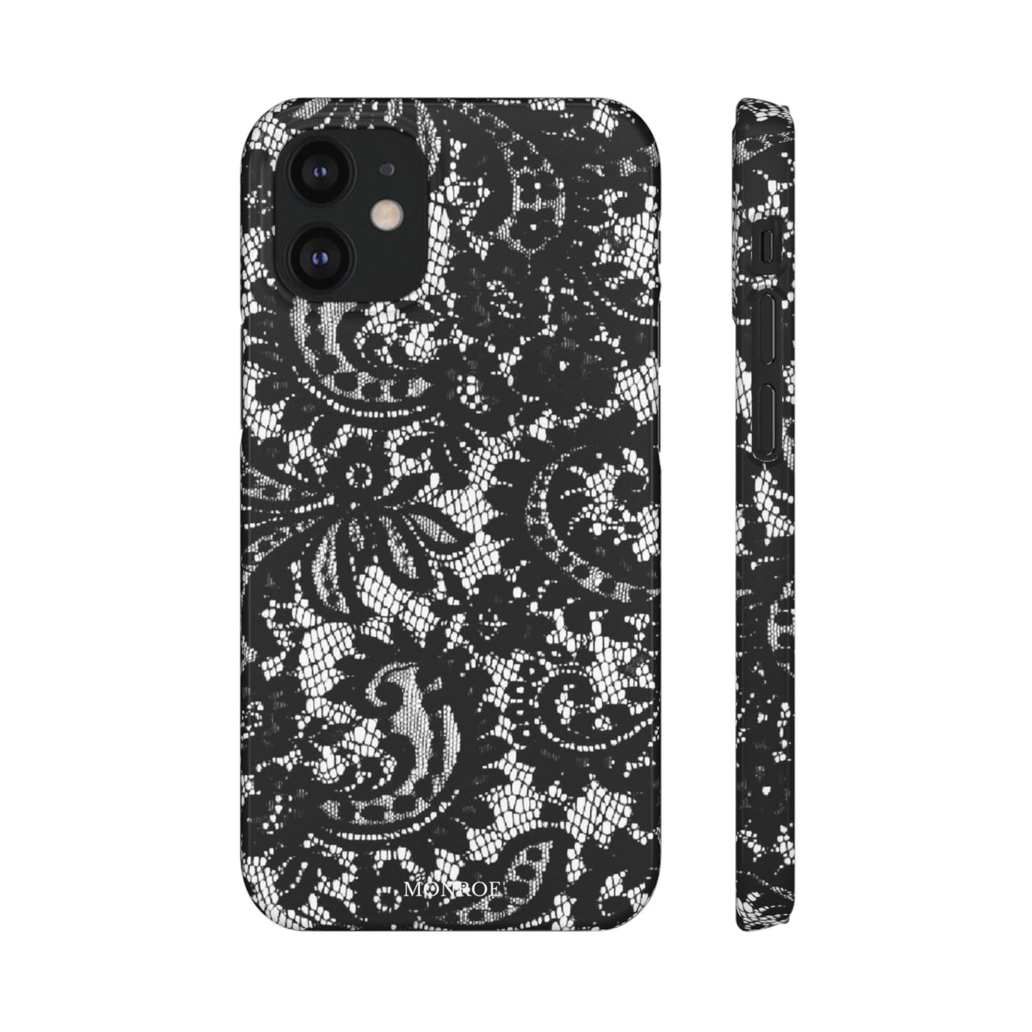 Black Lace Elegant Pattern Case