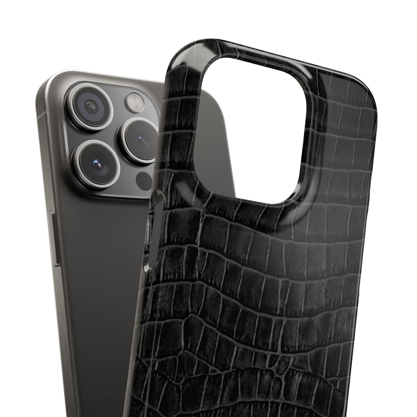 Black Croc Case
