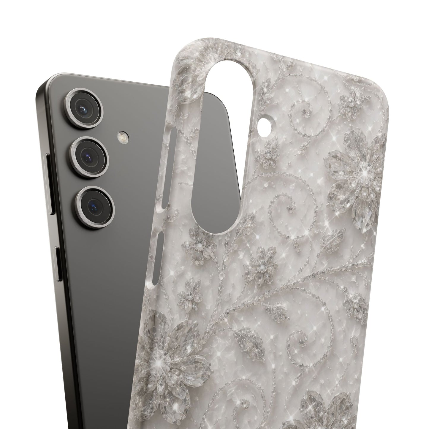 Glittery Floral Case