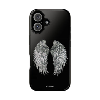 Silver Wings Black Tough Case