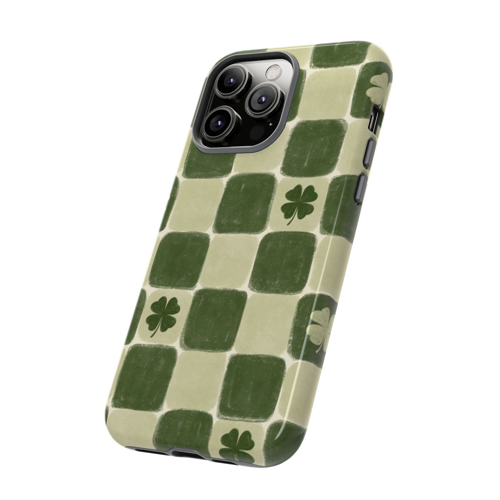 Clover Checker Tough Phone Case