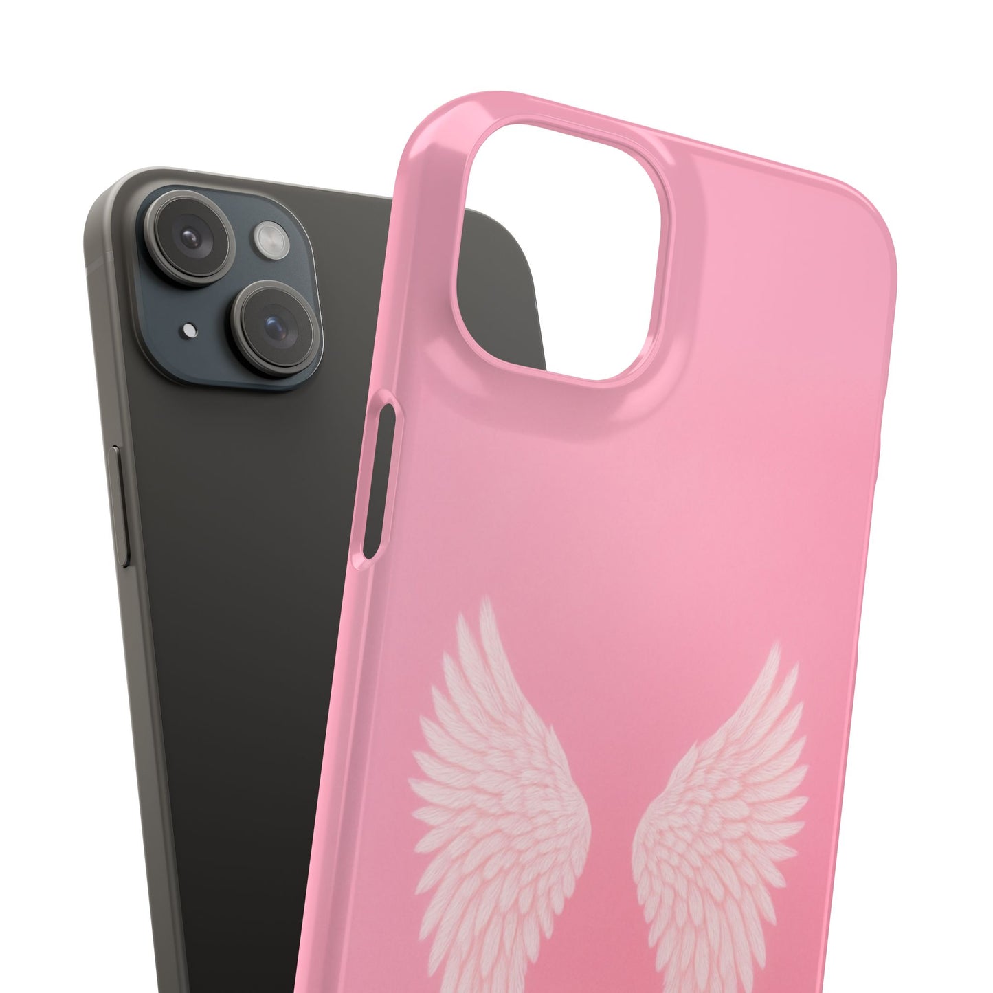 Pink Angel Wings Case