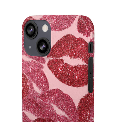 Pink Glitter Kiss Case