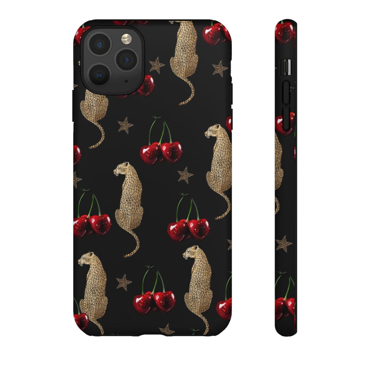 Leopard & Cherry Tough Case