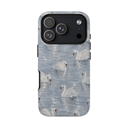 Swan Pattern Tough Case