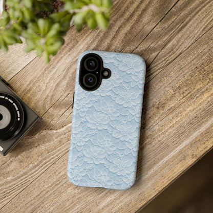 Glacier Blue Lace Tough Case