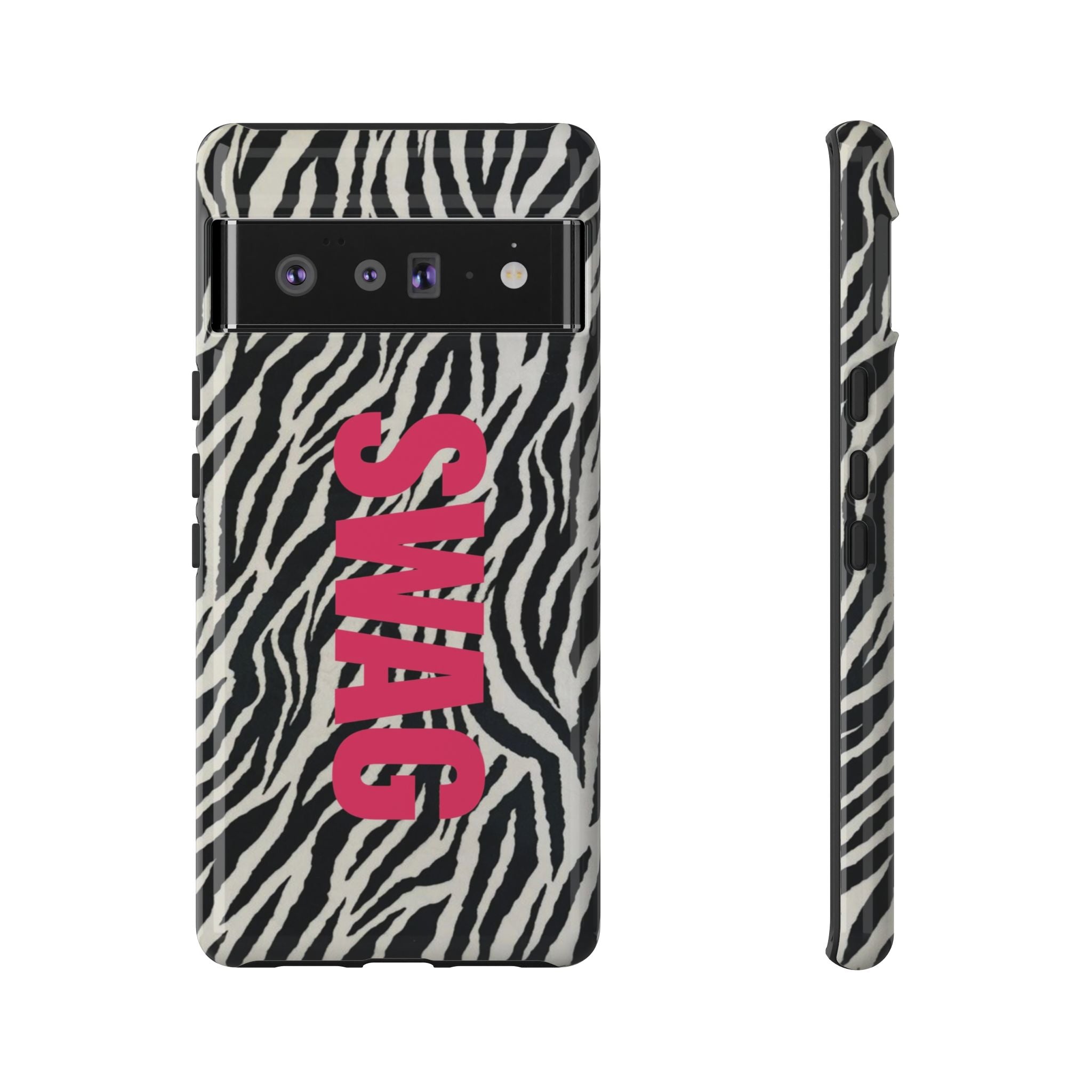 'SWAG' Zebra Print Tough Case