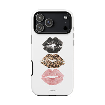 Leopard Glam Lip Tough Case