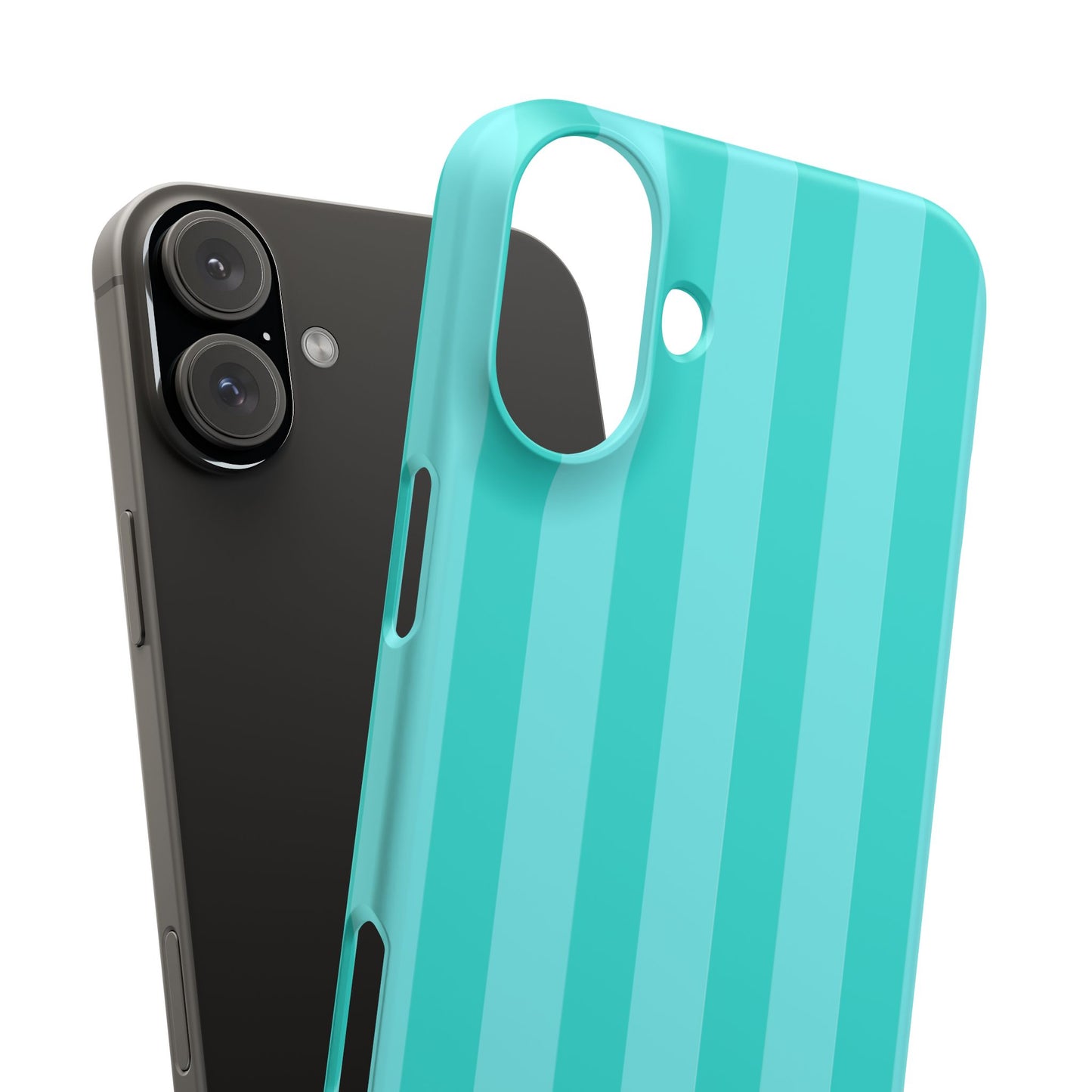 Striped Aqua Case