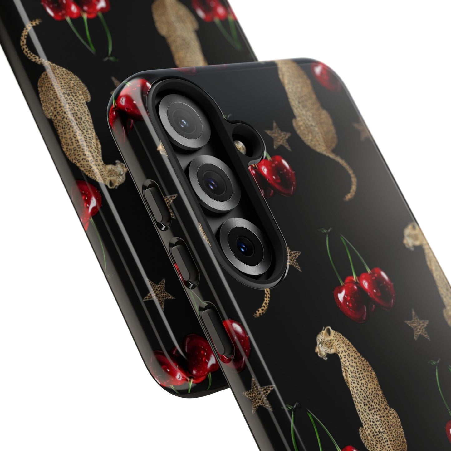Leopard & Cherry Tough Case