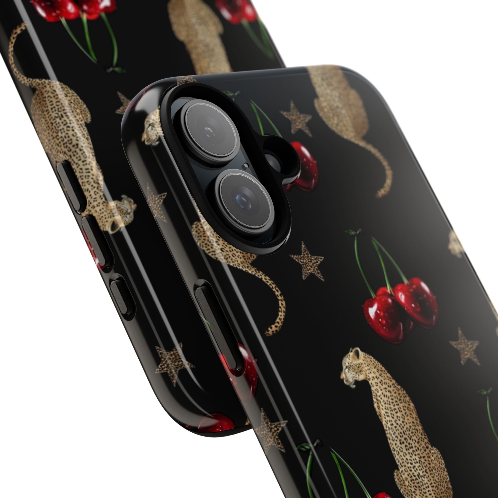 Leopards & Cherries Phone Case