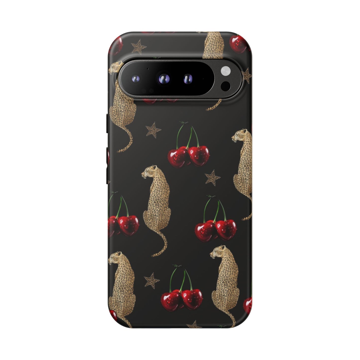 Leopard & Cherry Tough Case