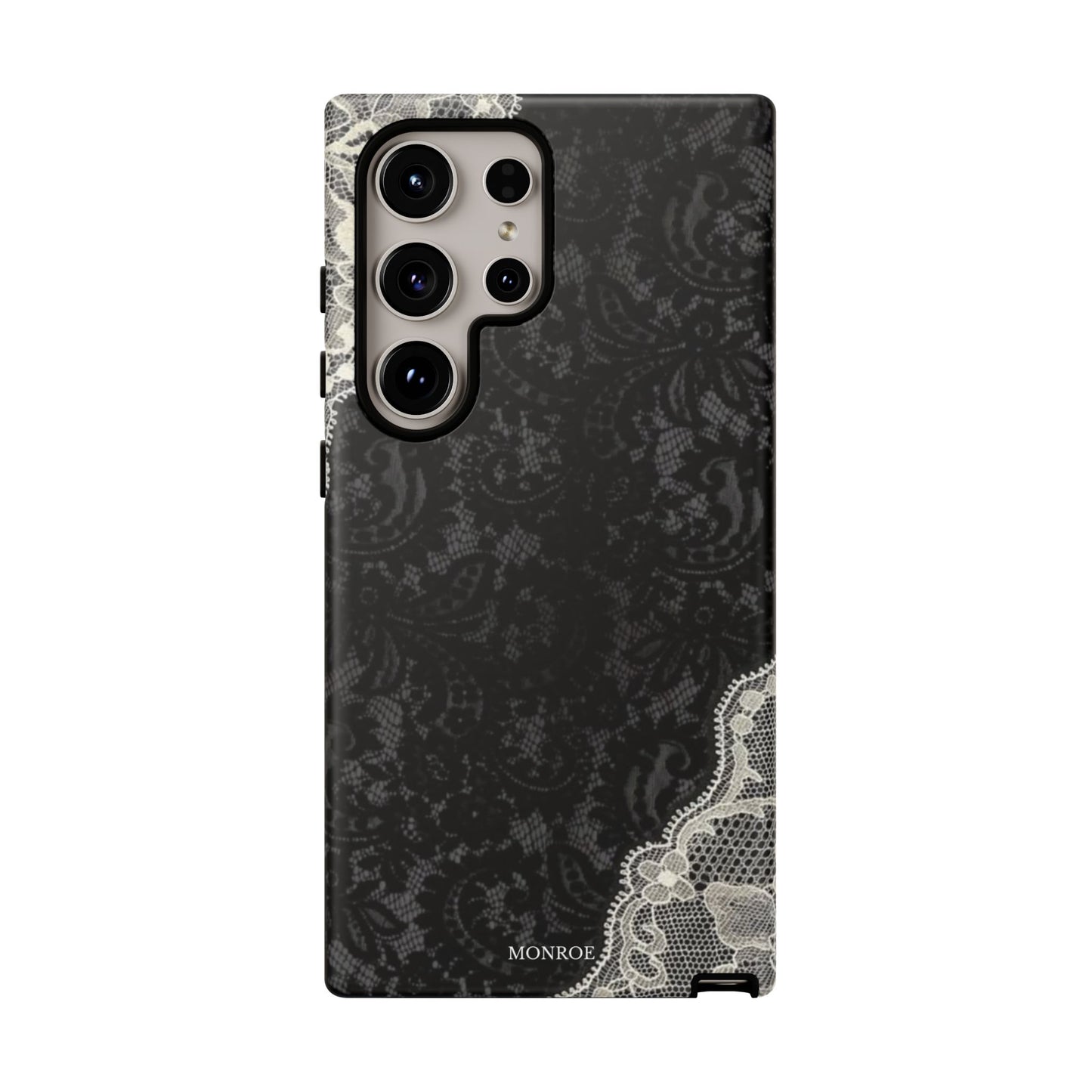 Black & White Edged Tough Case