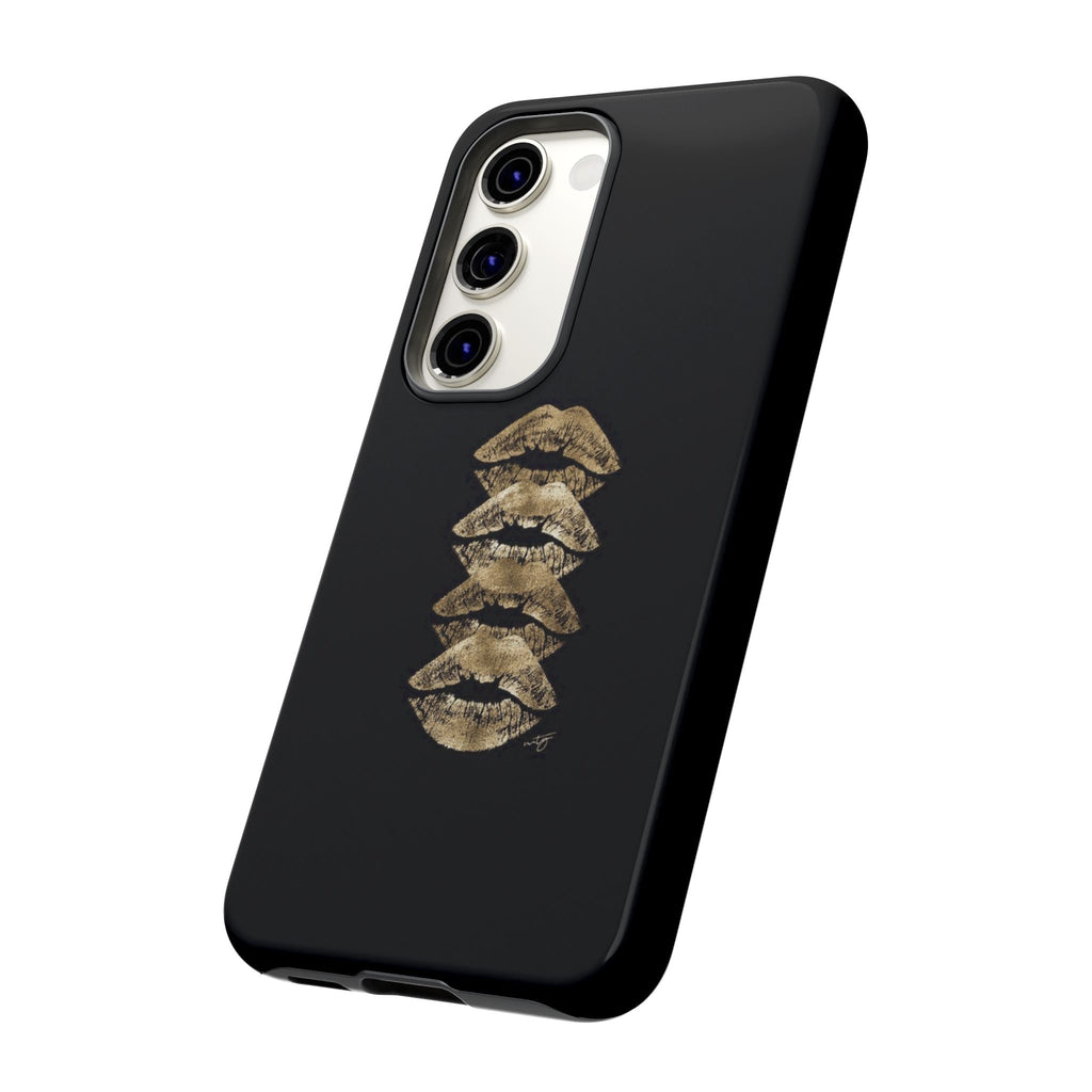 Golden Lipstick Phone Case