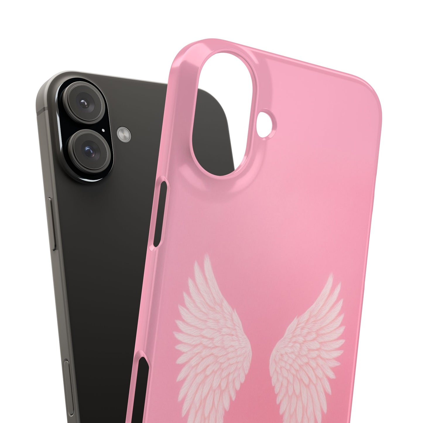Pink Angel Wings Case