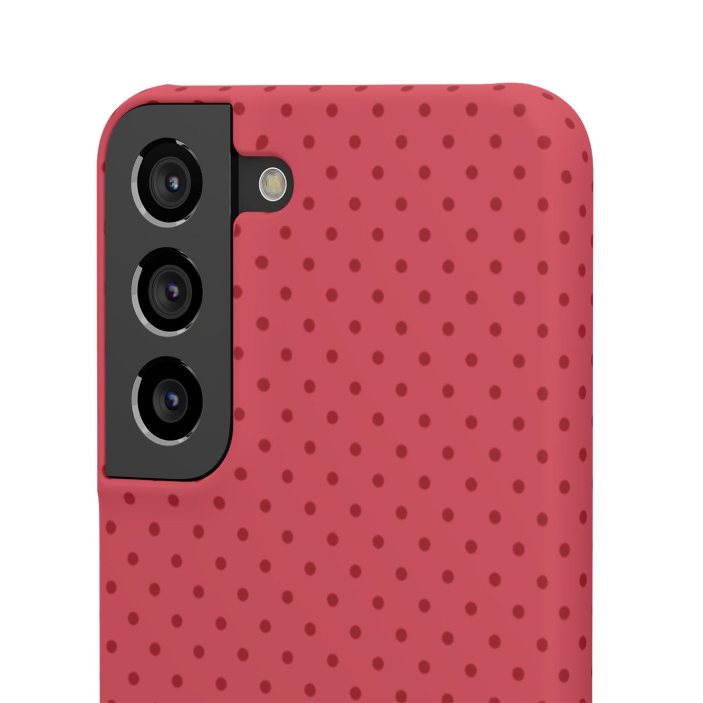 Coral Polka Dot Snap Phone Case