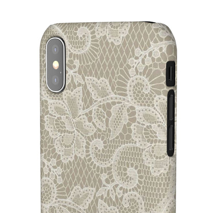 Vintage Beige Lace Case