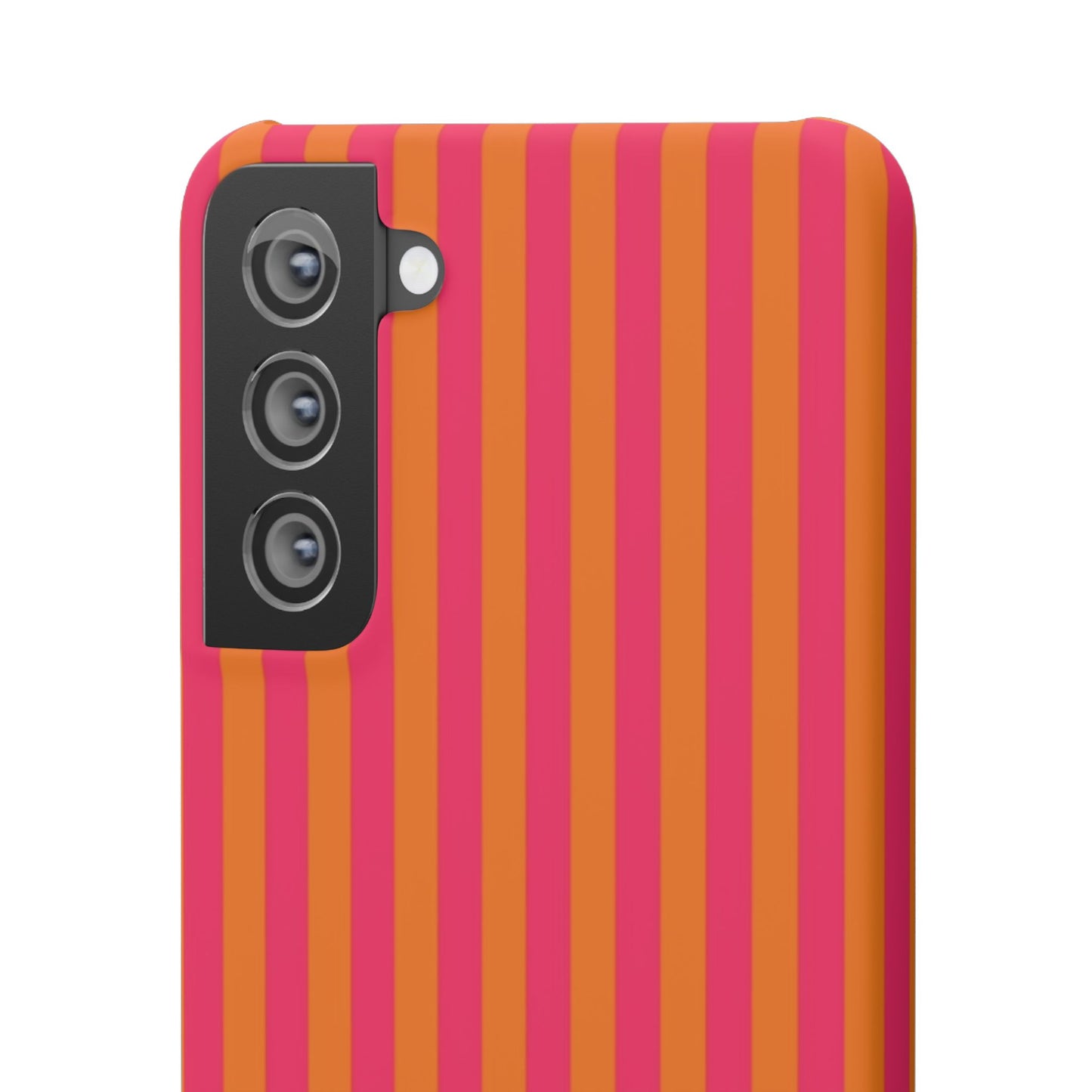 Striped Orange & Pink Case