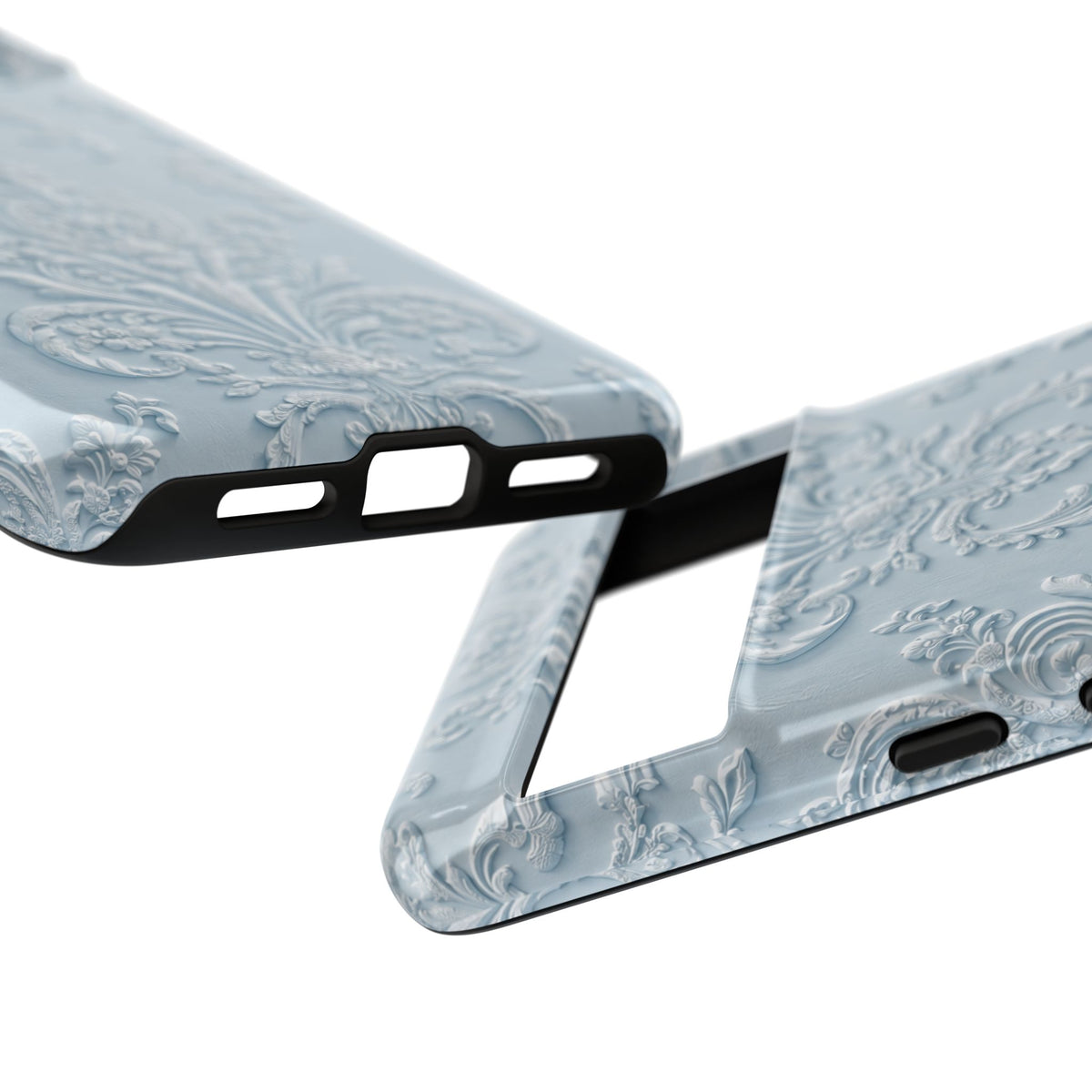 Blue Vintage Pattern Tough Case