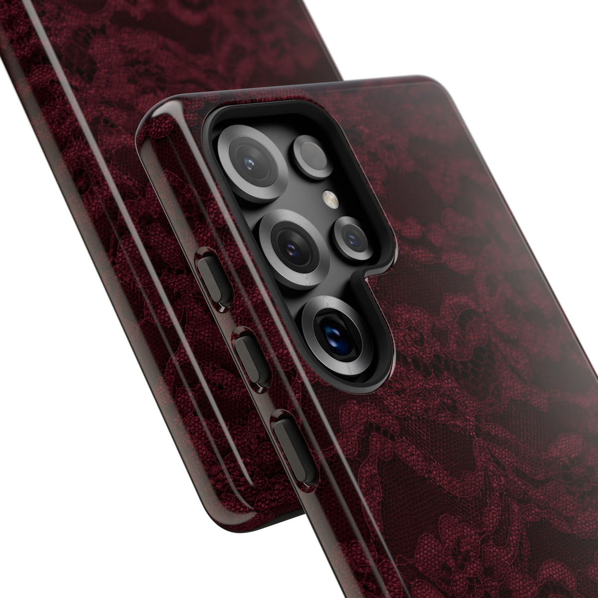 Burgundy Lace Tough Case