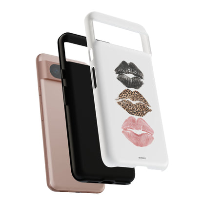 Leopard Glam Lip Tough Case