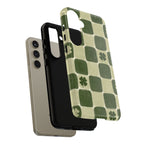 Clover Checker Tough Phone Case