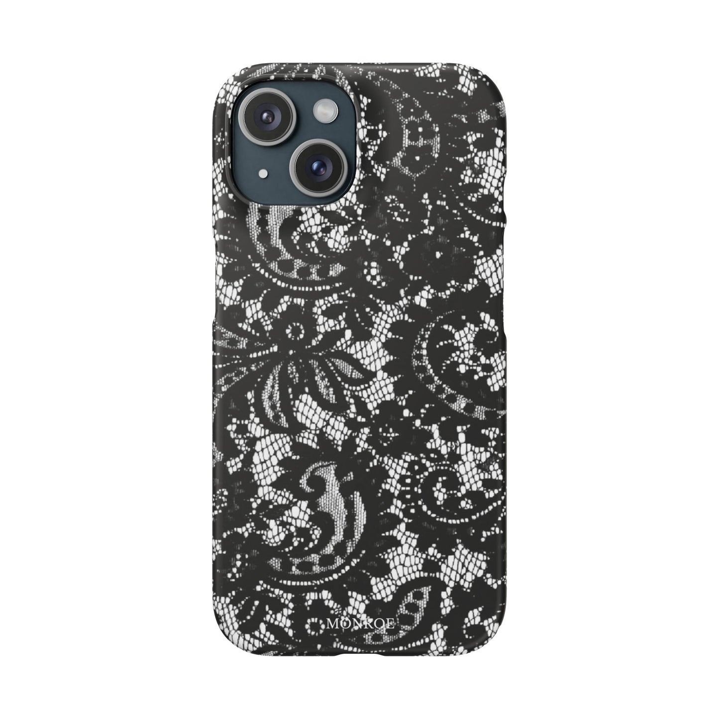 Black Lace Elegant Pattern Case
