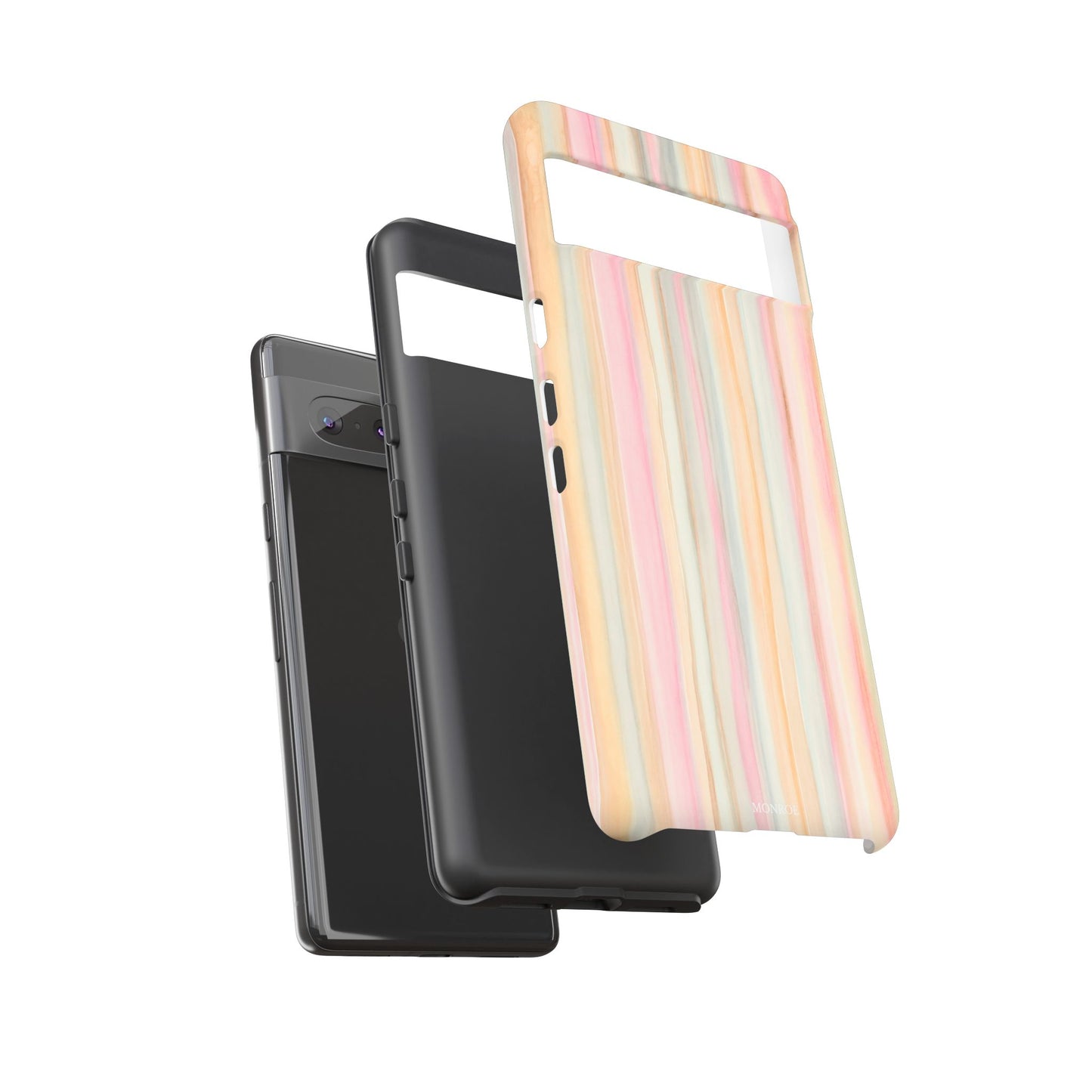Pastel Watercolor Stripe Tough Case