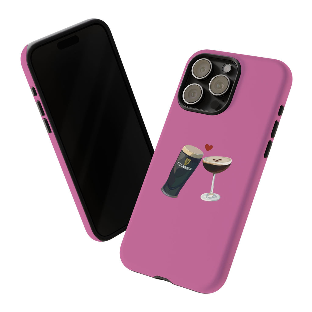 Pint & Wine Glass (Pink) Tough Case