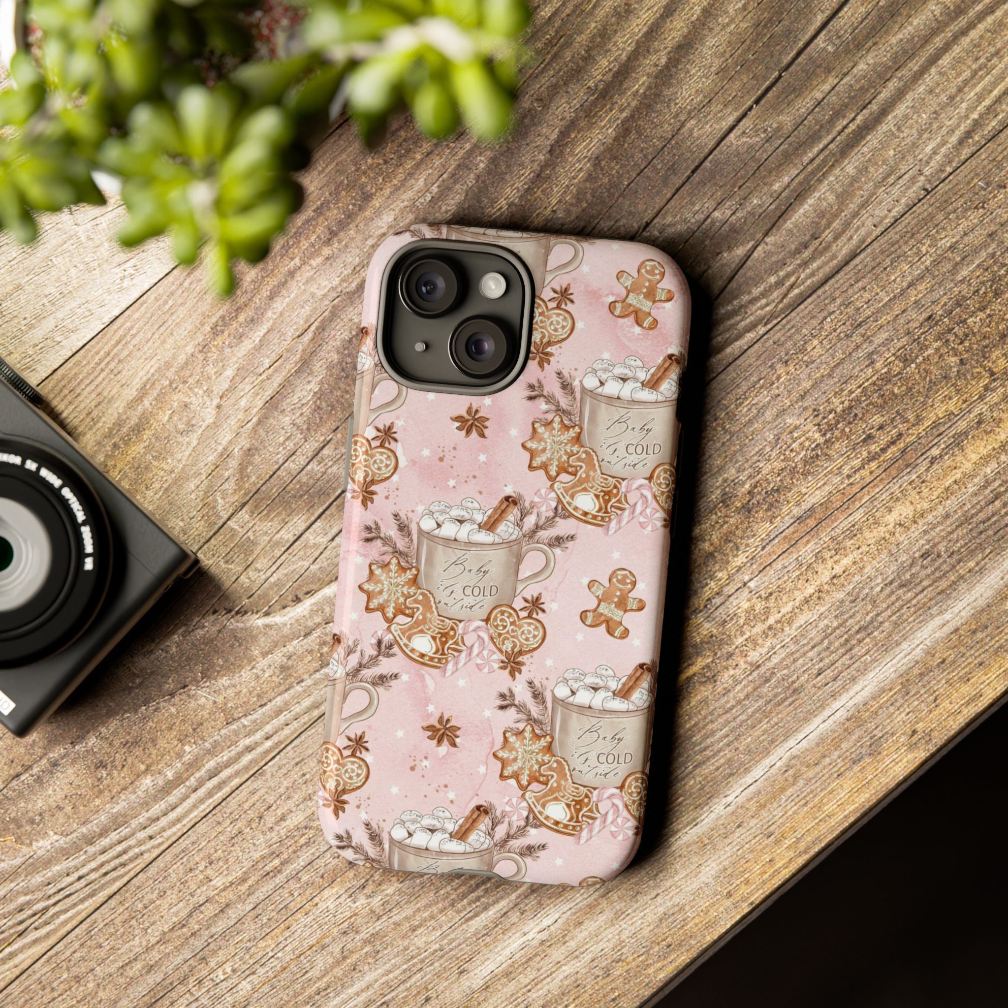 Pink Christmas Phone Case