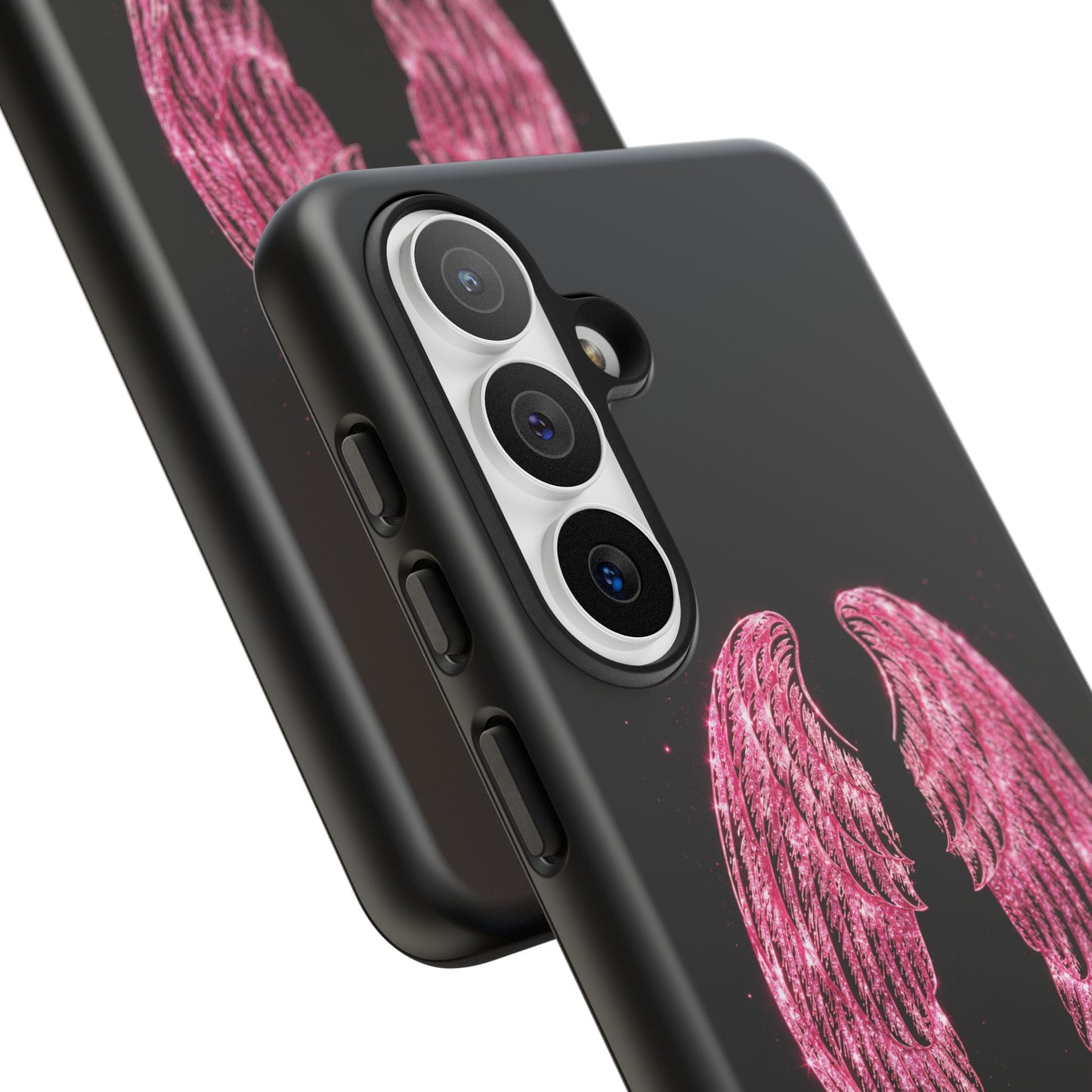 Pink Glitter Angel Tough Case