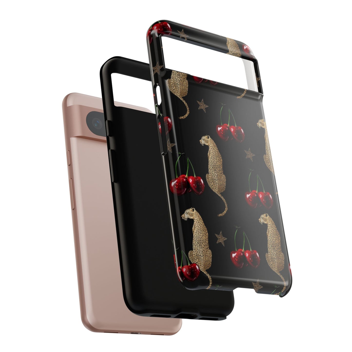 Leopard & Cherry Tough Case