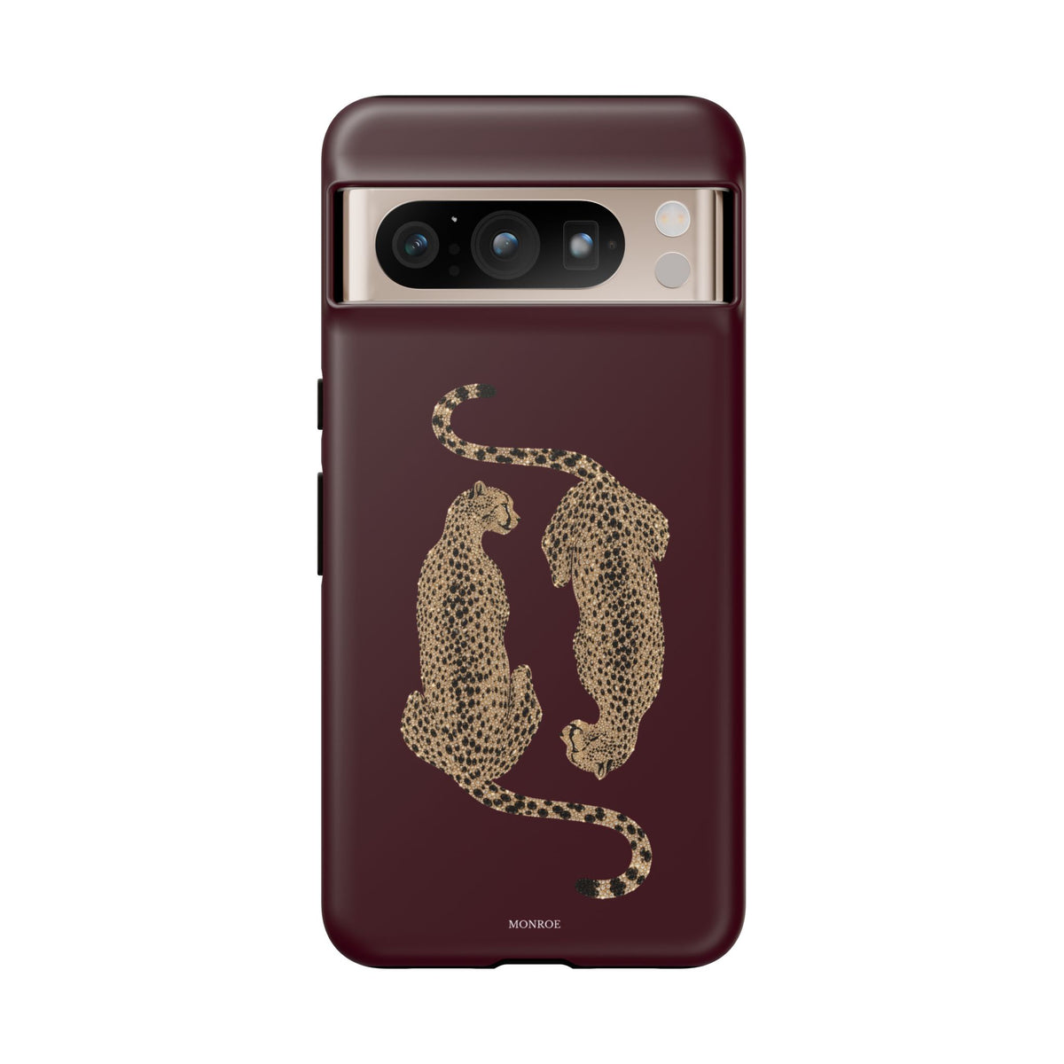 Burgundy Cheetah Tough Case