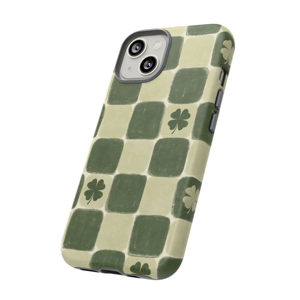 Clover Checker Tough Phone Case