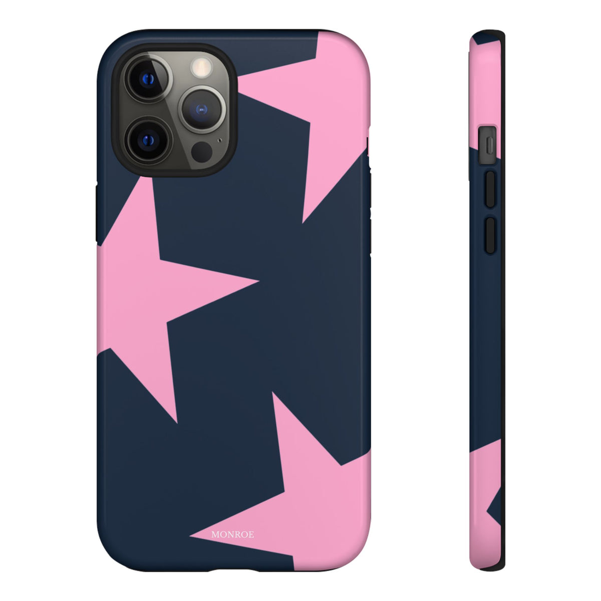 Navy & Pink Star Tough Cover