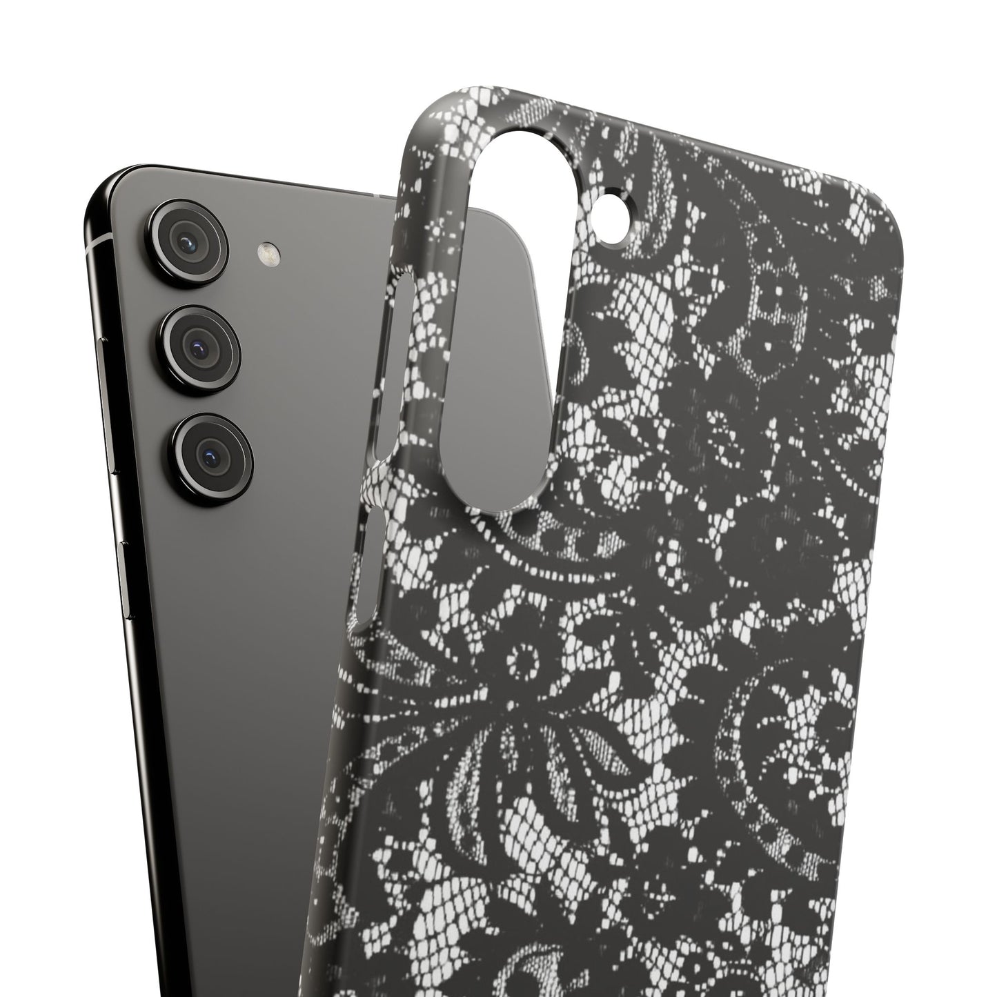 Black Lace Elegant Pattern Case