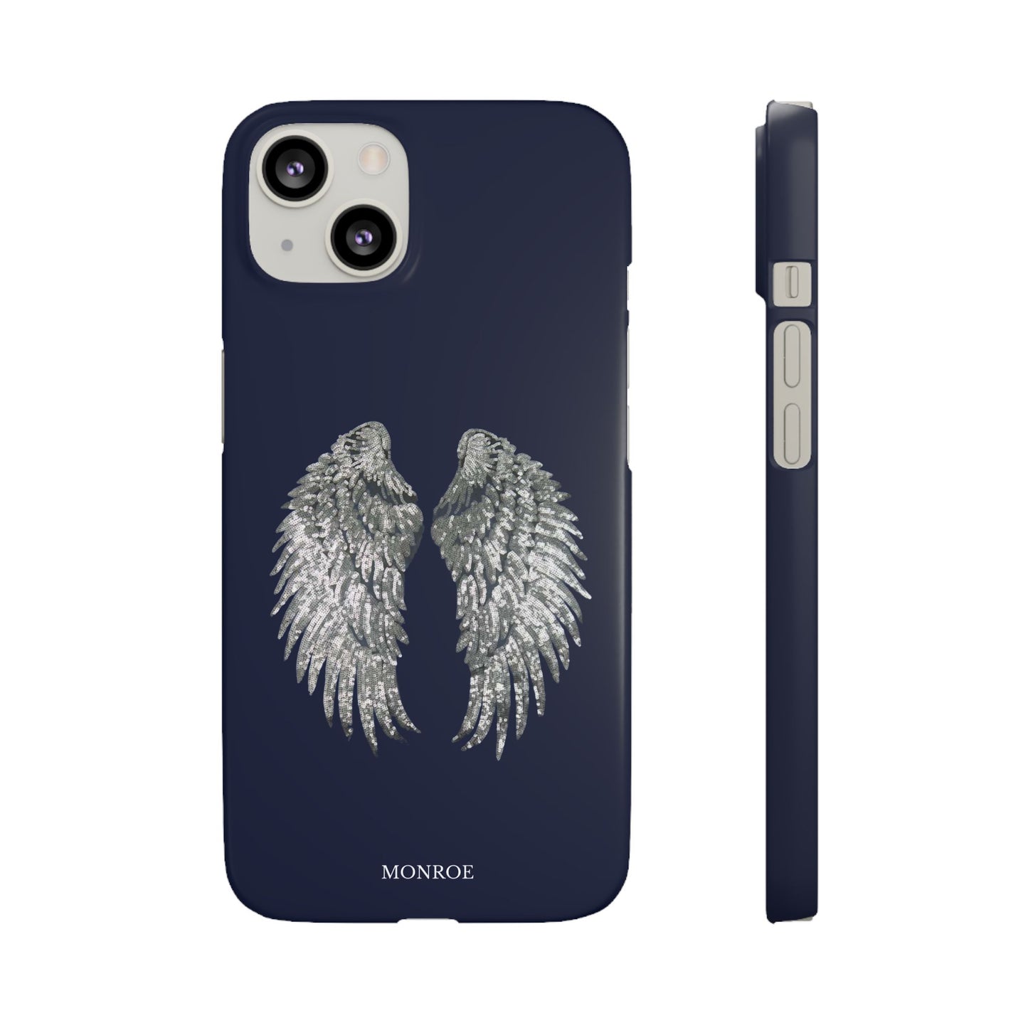 Navy Angel Wings Case