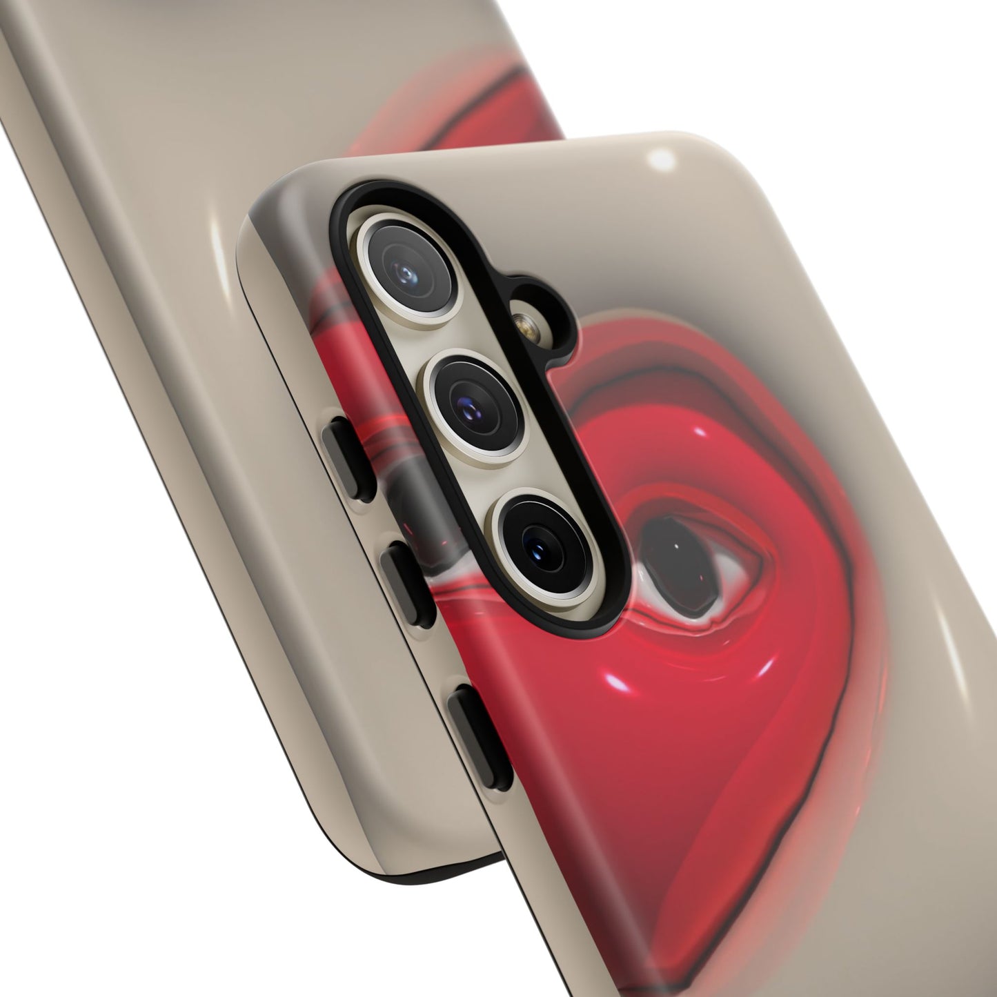 Red Heart Eyes Tough Case