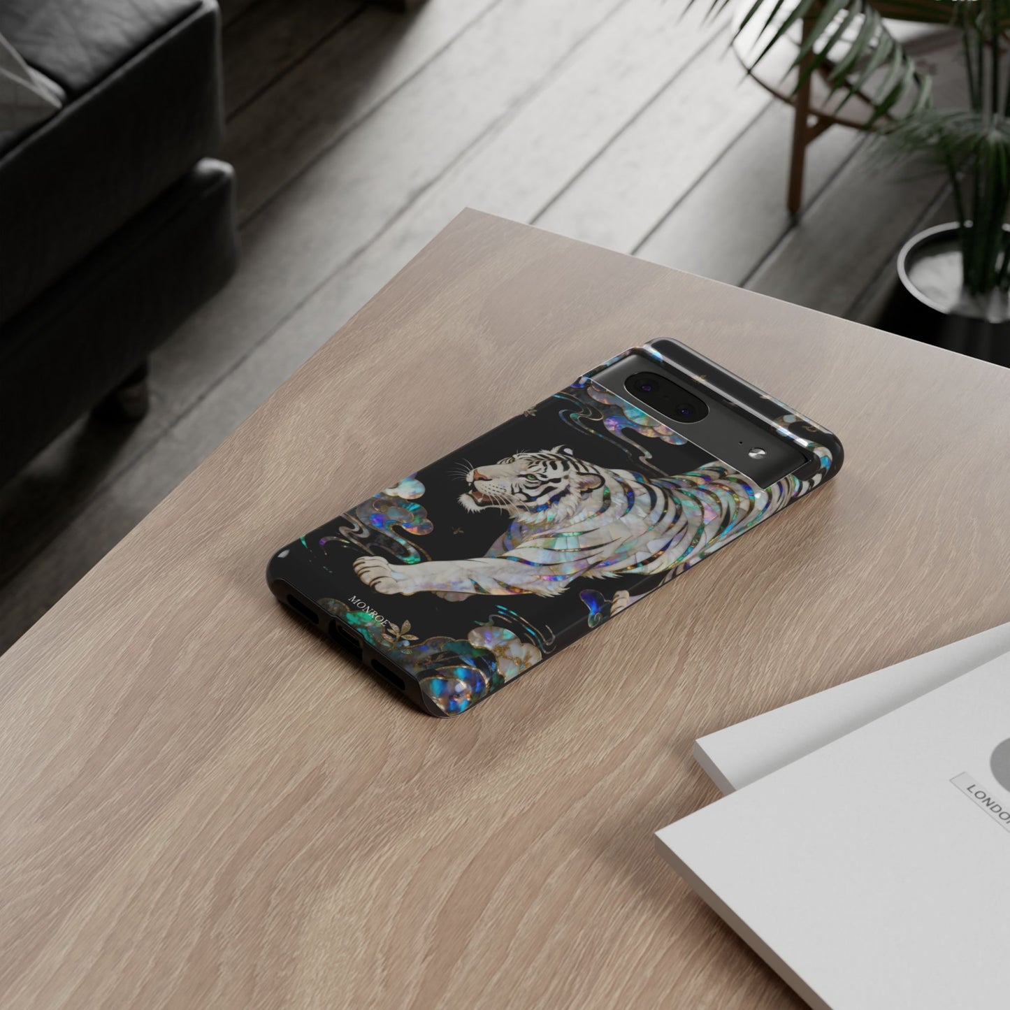 Iridescent White Tiger Tough Case