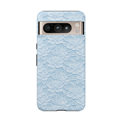 Glacier Blue Lace Tough Case