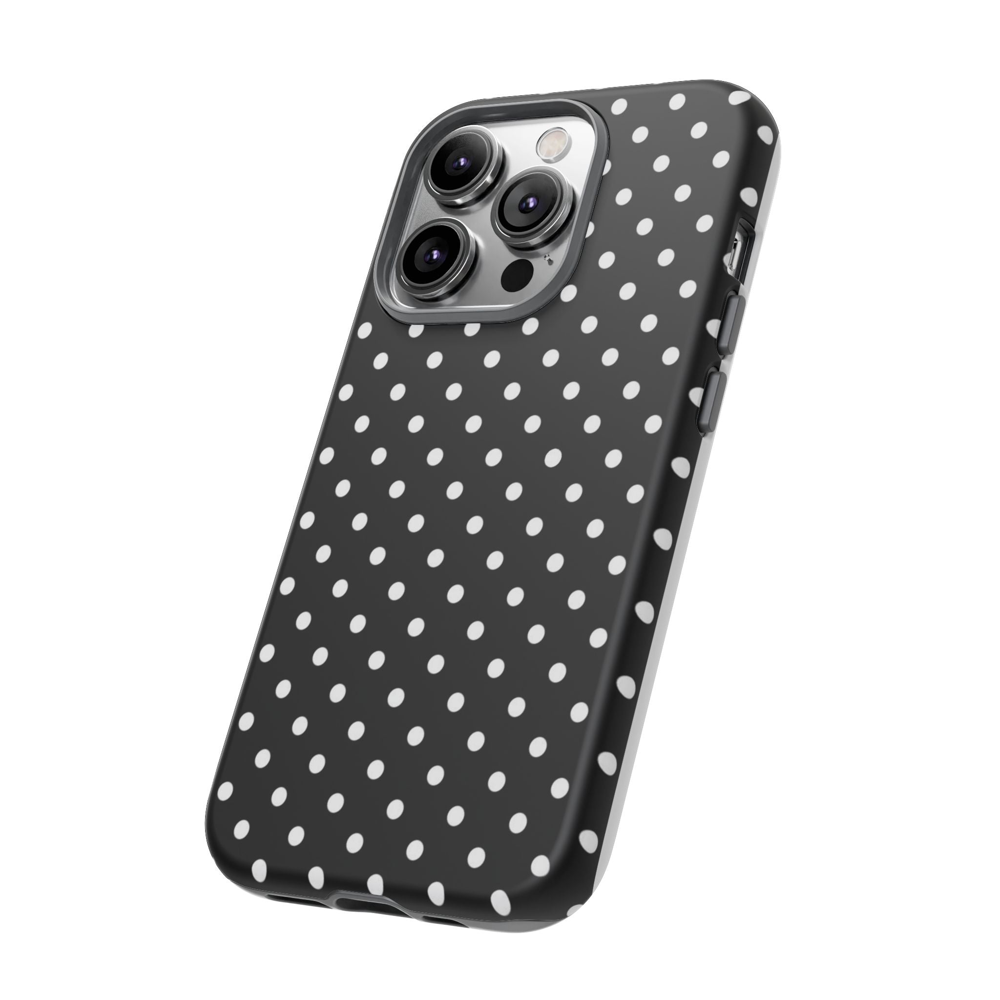 Black Polka Dot Phone Case
