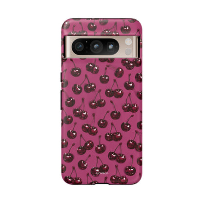 Burgundy Cherries Tough Case